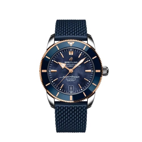 Breitling Superocean Heritage II B20 Automatic 42 Stainless Steel - Red Gold / Blue MOP / Boutique
