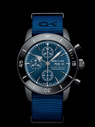 Breitling Superocean Heritage II Chronograph 44 Outerknown Stainless Steel / Blue / Econyl