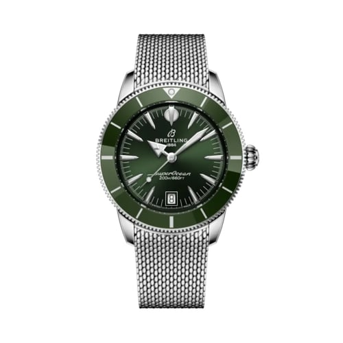 Breitling Superocean Heritage B31 Automatic 40 Stainless Steel / Green / Milanese