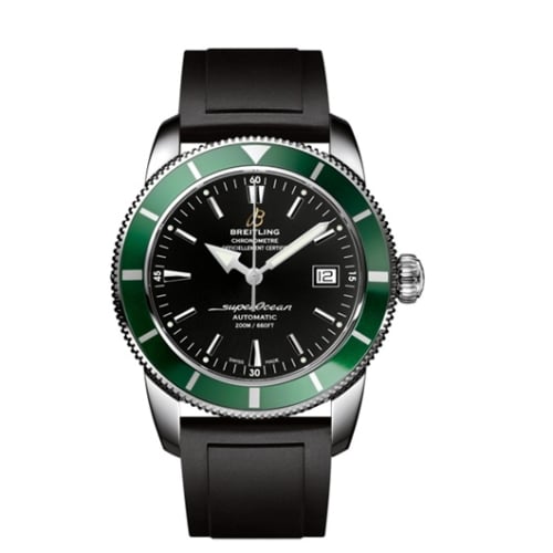 Breitling Superocean Heritage 42 Stainless Steel / Green / Volcano Black / Rubber
