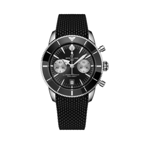 Breitling Superocean Heritage B01 Chronograph 42 Stainless Steel / Black / Rubber / UK Edition