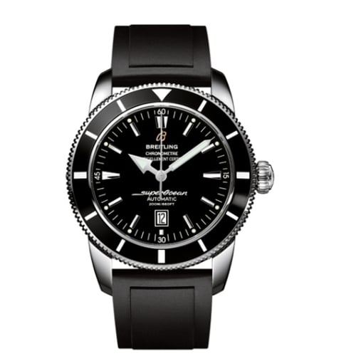 Breitling Superocean Heritage 46 Stainless Steel / Black / Black / Rubber