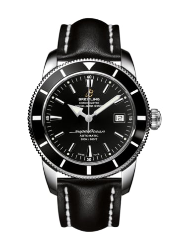 Breitling Superocean Heritage 42 Stainless Steel / Black / Volcano Black / Calf