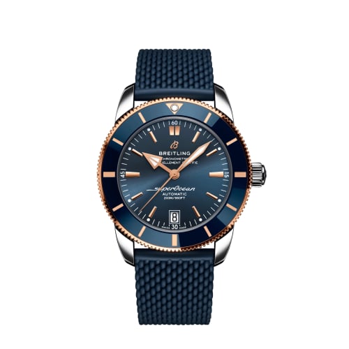 Breitling Superocean Heritage II B20 Automatic 42 Stainless Steel / Red Gold / Blue / Rubber