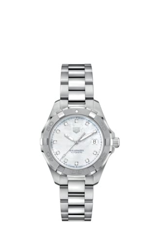 TAG Heuer Aquaracer 300M Calibre 9 Automatic 32 Stainless Steel / MOP - Diamond / Bracelet