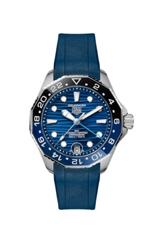 TAG Heuer Aquaracer Professional 300 GMT 42 Stainless Steel / Blue / Rubber