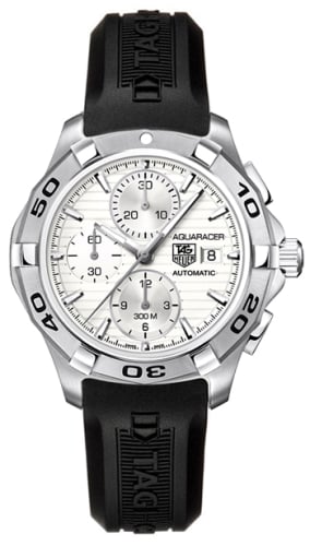 TAG Heuer Aquaracer 300M Calibre 16 42 Stainless Steel / Silver / Rubber