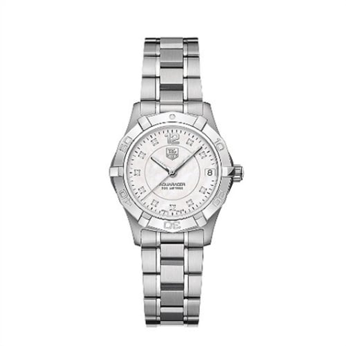 TAG Heuer Aquaracer 300M Quartz 32 Stainless Steel / MOP - Diamond / Bracelet