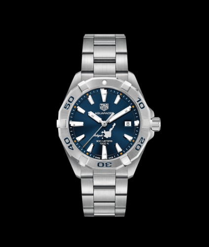 TAG Heuer Aquaracer Quartz 300M 41 Stainless Steel / Blue / Bracelet / Ishigakijima
