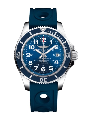 Breitling Superocean II 42 Stainless Steel / Blue / Mariner Blue / Ocean Racer / Pin