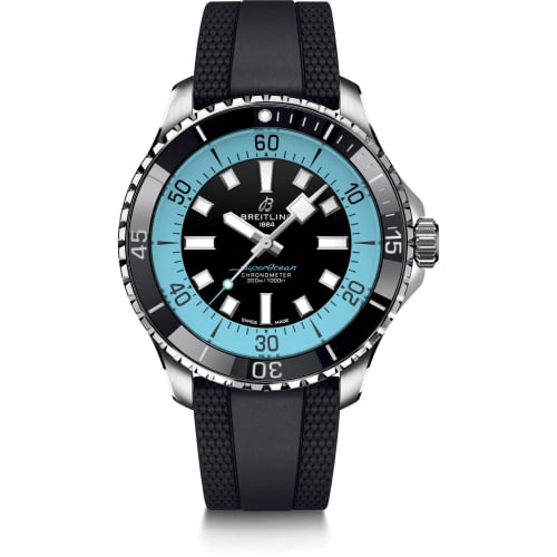 Breitling SuperOcean Automatic 44 Stainless Steel / Black - Blue / Rüschenbeck Edition