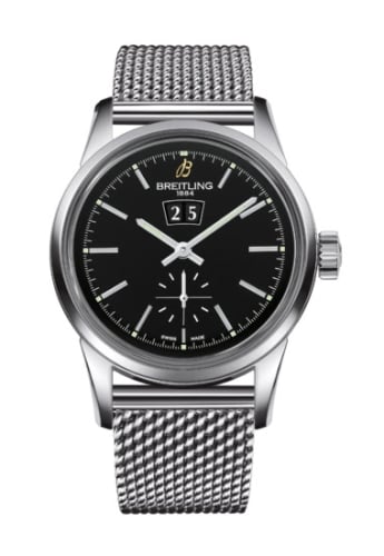 Breitling Transocean 38 Stainless Steel / Black / Bracelet