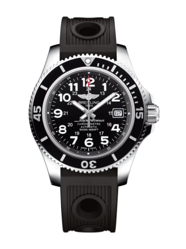 Breitling Superocean II 42 Stainless Steel / Volcano Black / Rubber