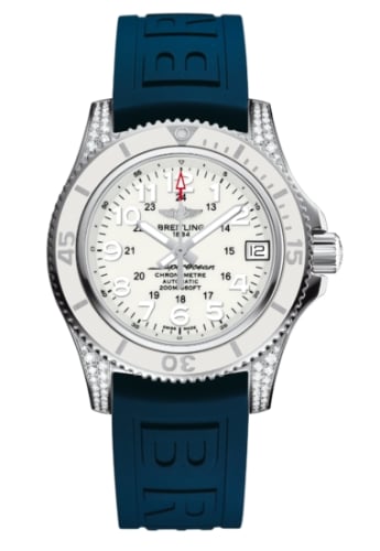 Breitling Superocean II 36 Diamond / White / Rubber