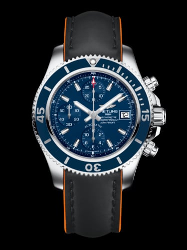 Breitling Superocean Chronograph 42 Stainless Steel / Blue / Rubber / Pin