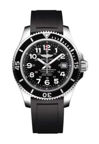 Breitling Superocean II 42 Stainless Steel / Volcano Black / Rubber
