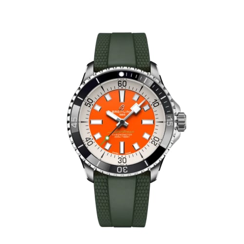 Breitling SuperOcean Automatic 42 Stainless Steel / Orange / Kelly Slater