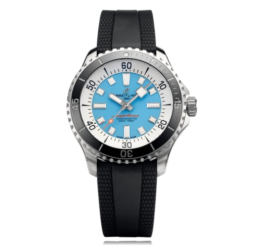 Breitling SuperOcean Automatic 44 Stainless Steel / Ice Blue / Bucherer