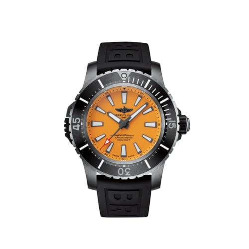 Breitling Superocean II 48 Titanium / Yellow / Rubber / Pin