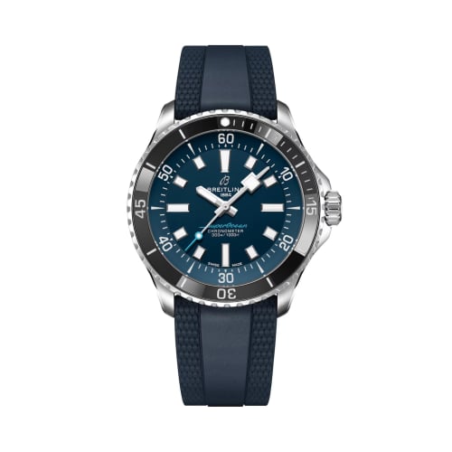 Breitling SuperOcean Automatic 42 Stainless Steel / Watches of Switzerland Group / Rubber