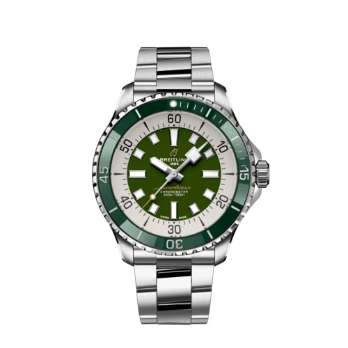 Breitling SuperOcean Automatic 44 Stainless Steel / Green / Bracelet