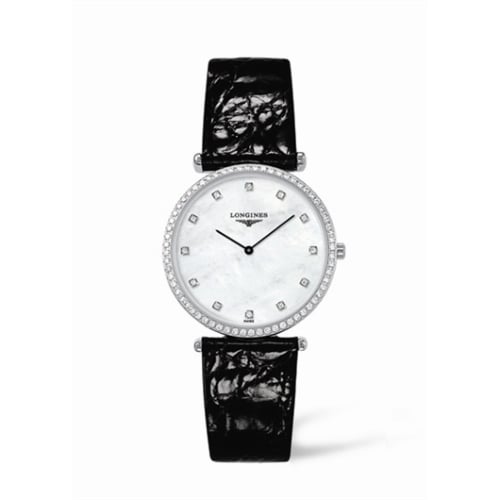 Longines La Grande Classique 33 Quartz Diamond Bezel MOP
