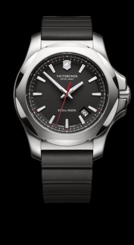 Victorinox Swiss Army I.N.O.X. Black Rubber