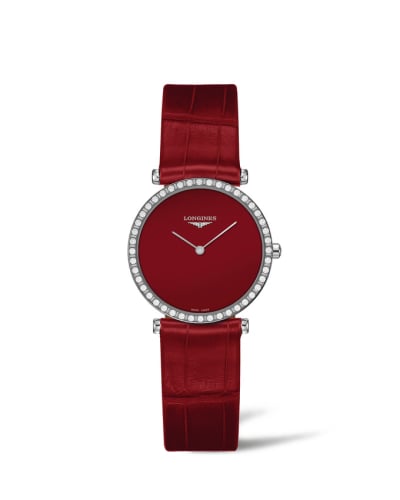 Longines La Grande Classique 29 Stainless Steel - Diamond / Red