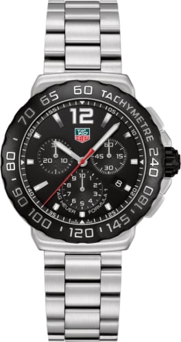 TAG Heuer Formula 1 Quartz Chronograph 42 Stainless Steel / Black / Bracelet