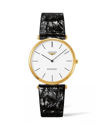 Longines La Grande Classique Automatic 36 Gold / White Stick