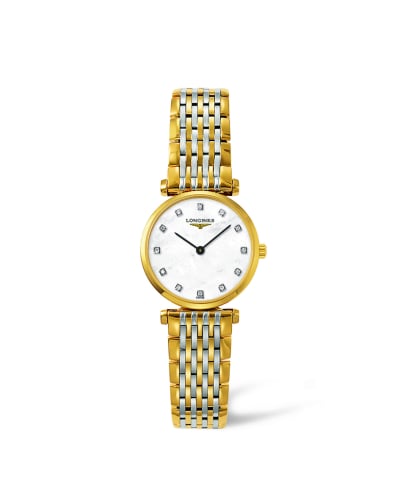 Longines La Grande Classique Quartz 24 Two Tone Yellow MOP