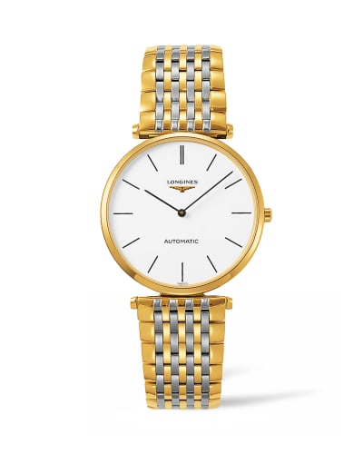 Longines La Grande Classique Automatic 36 Two Tone / White Stick