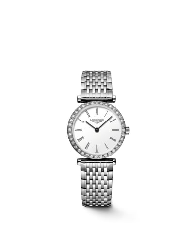 Longines La Grande Classique Quartz 24 Stainless Steel - Diamond / White / Bracelet
