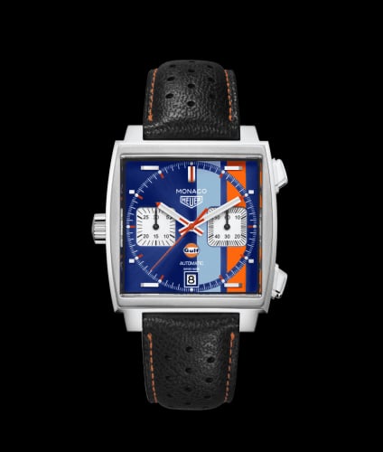 TAG Heuer Monaco Calibre 11 Stainless Steel / Blue / Gulf 50th Anniversary