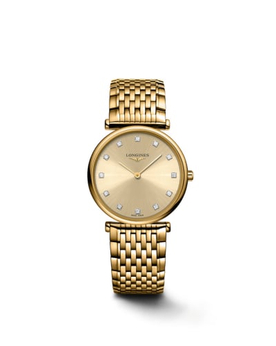 Longines La Grande Classique Quartz 29 Yellow Gold / Gilt / Bracelet