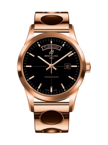 Breitling Transocean Day &amp; Date Red Gold / Black / Racer