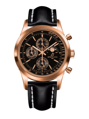 Breitling Transocean Chronograph 1461 Red Gold / Black / Calf