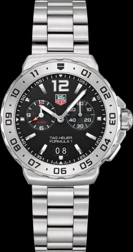 TAG Heuer Formula 1 Quartz Alarm 42 Stainless Steel / Black / Bracelet