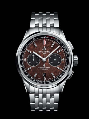 Breitling Premier B01 Chronograph 42 Bentley Centenary Stainless Steel / Wood / Calf / Bracelet