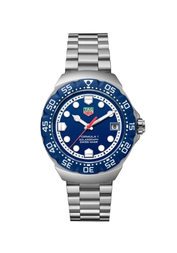 TAG Heuer Formula 1 Solargraph 38 Stainless Steel / Blue / Bracelet