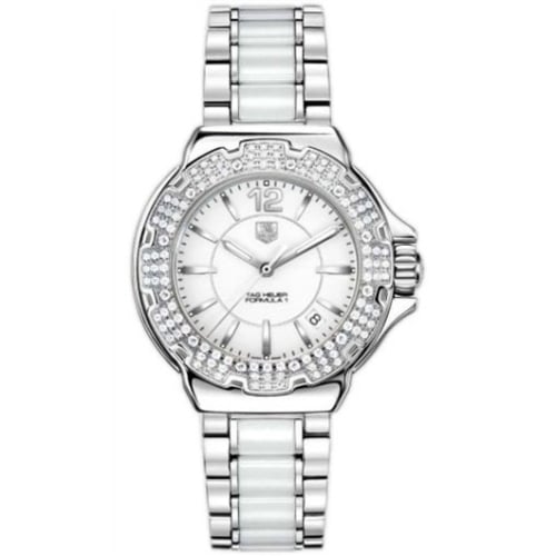 TAG Heuer Formula 1 Quartz 37 Stainless Steel / Diamond / White / Bracelet
