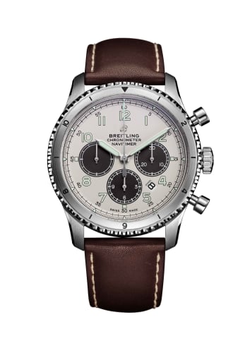 Breitling Navitimer 8 B01 Chronograph 43 Stainless Steel / Silver / Calf