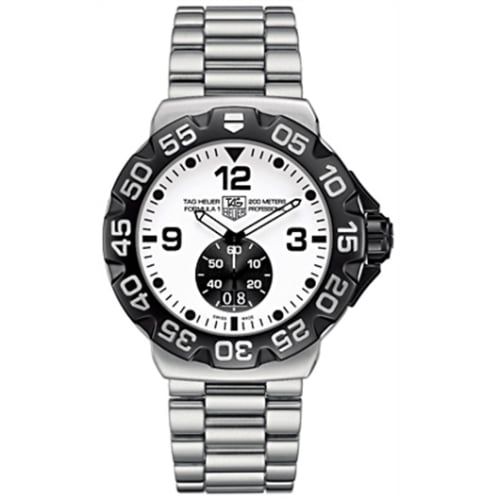 TAG Heuer Formula 1 Big Date 44 Stainless Steel / White / Bracelet