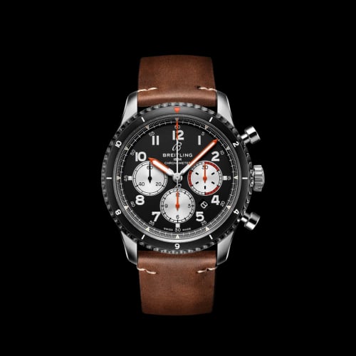 Breitling Aviator 8 B01 Chronograph 43 Stainless Steel / Mosquito / Calf / Folding