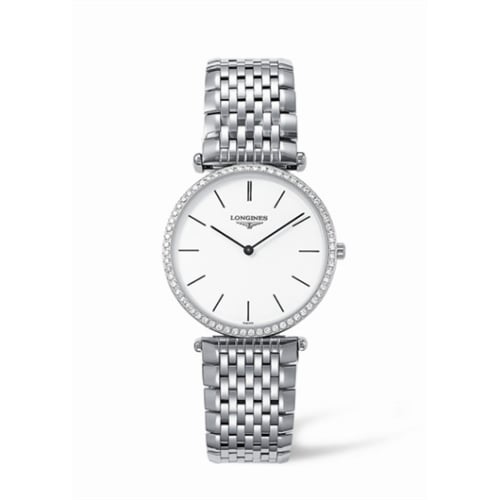 Longines La Grande Classique 33 Quartz Diamond Bezel Stick