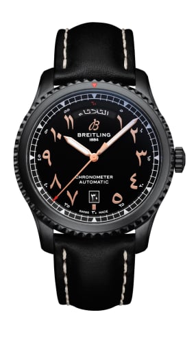Breitling Aviator 8 Automatic Day &amp; Date 41 Blacksteel / Etihad
