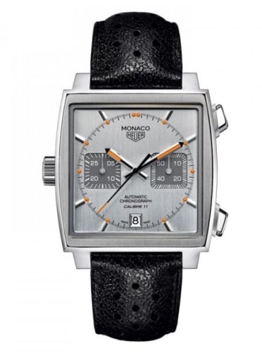 TAG Heuer Monaco Calibre 11 Silver &amp; Orange