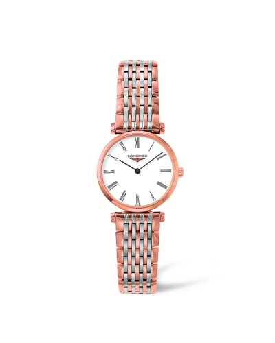 Longines La Grande Classique Quartz 24 Two Tone Pink Roman