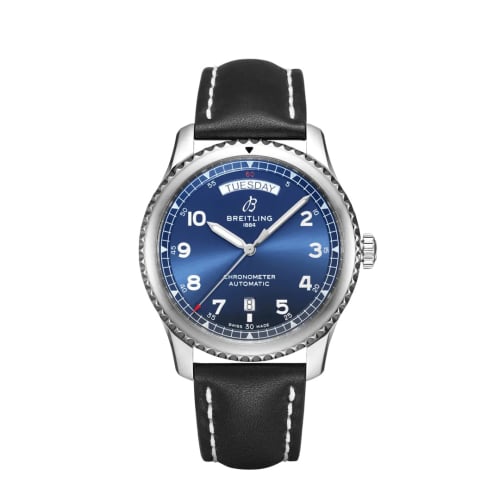 Breitling Navitimer 8 Automatic Day &amp; Date 41 Stainless Steel / Blue / Black Calf / Folding