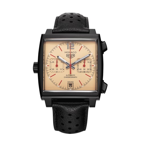 TAG Heuer Monaco Calibre 11 PVD / Beige / The Hour Glass